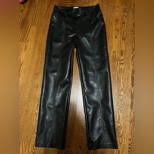 Aritzia Wilfred Rebel Leather Pants